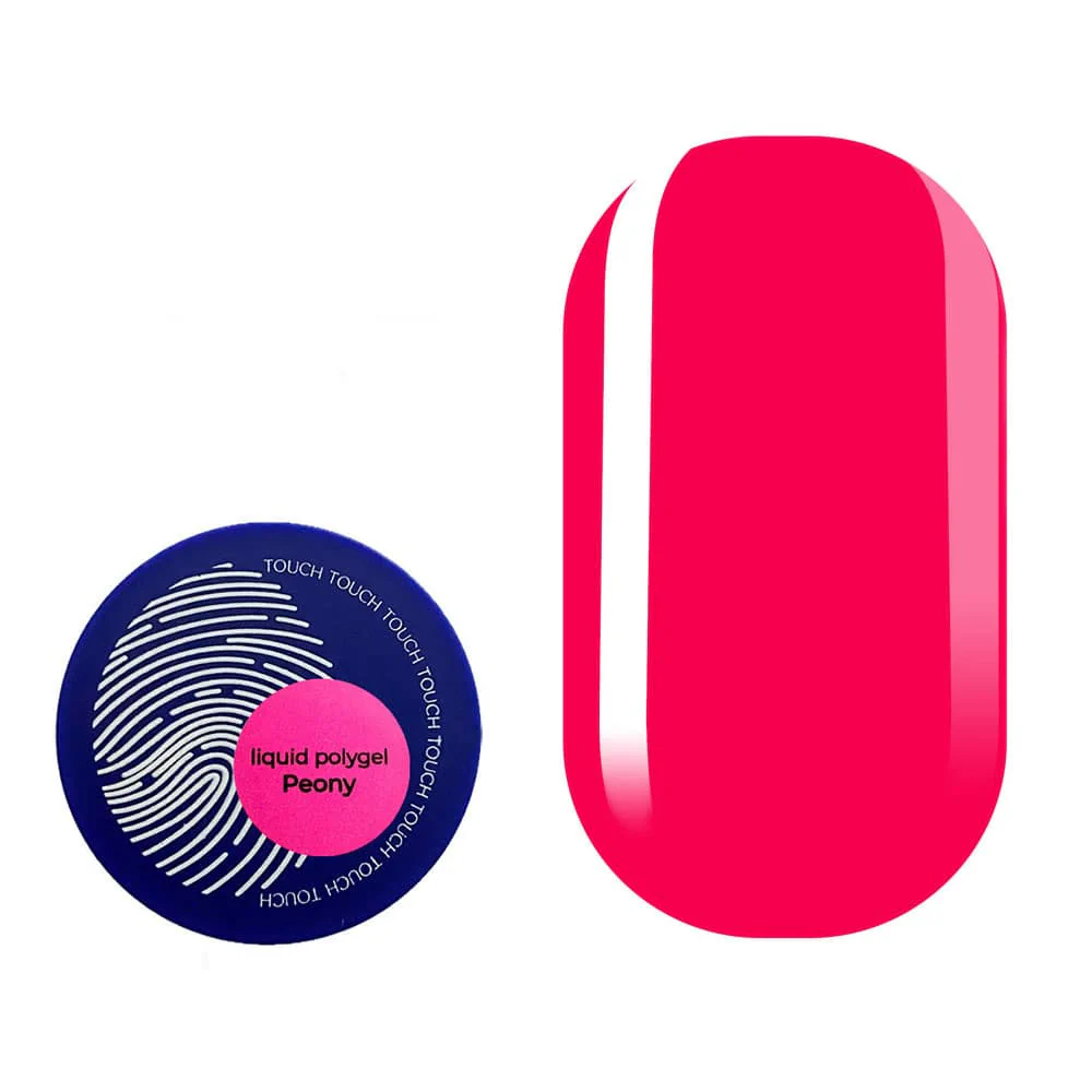 Полигель Touch Neon liquid polygel Peony, 15 мл