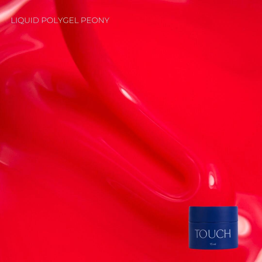 Полігель Touch Neon liquid polygel Peony, 15 мл