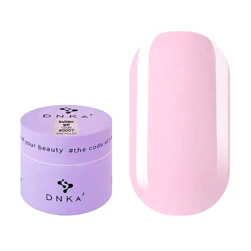Гель DNKa Builder №7 Pink Pollen, 15 ml