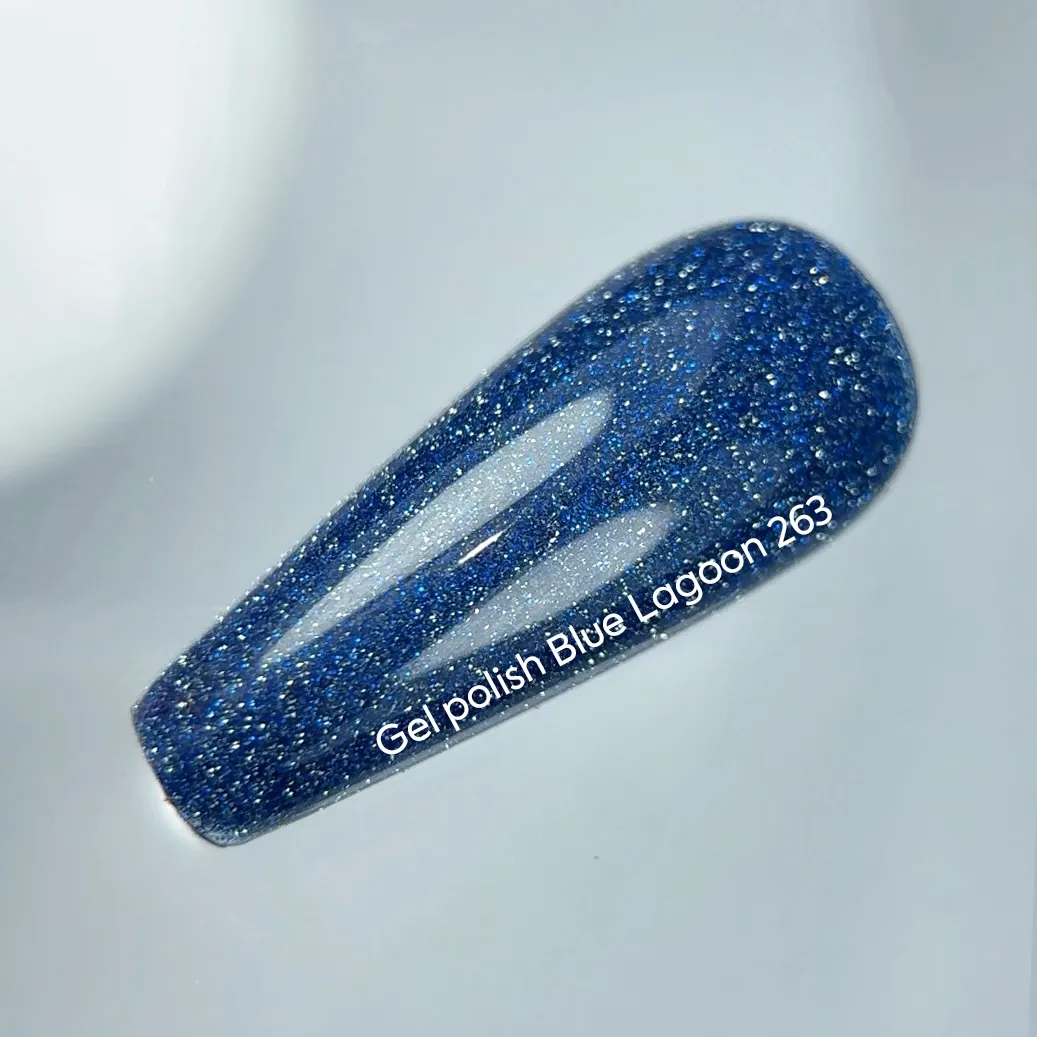 Гель-лак NAILSOFTHENIGHT Blue Lagoon-263, 10 мл