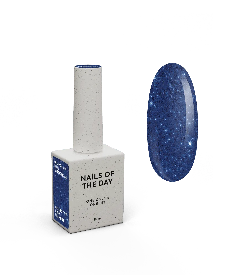 Гель-лак NAILSOFTHENIGHT Blue Lagoon-263, 10 мл