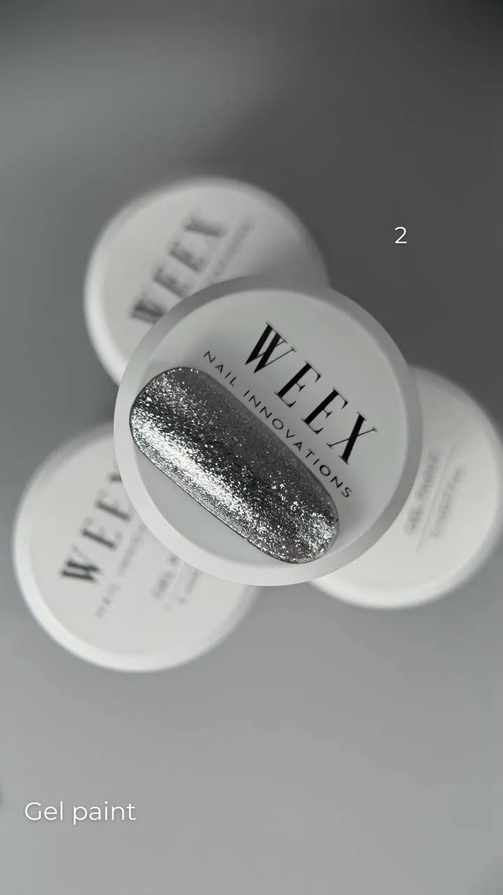 Гель-фарба WEEX Gel paint №2, 5 мл