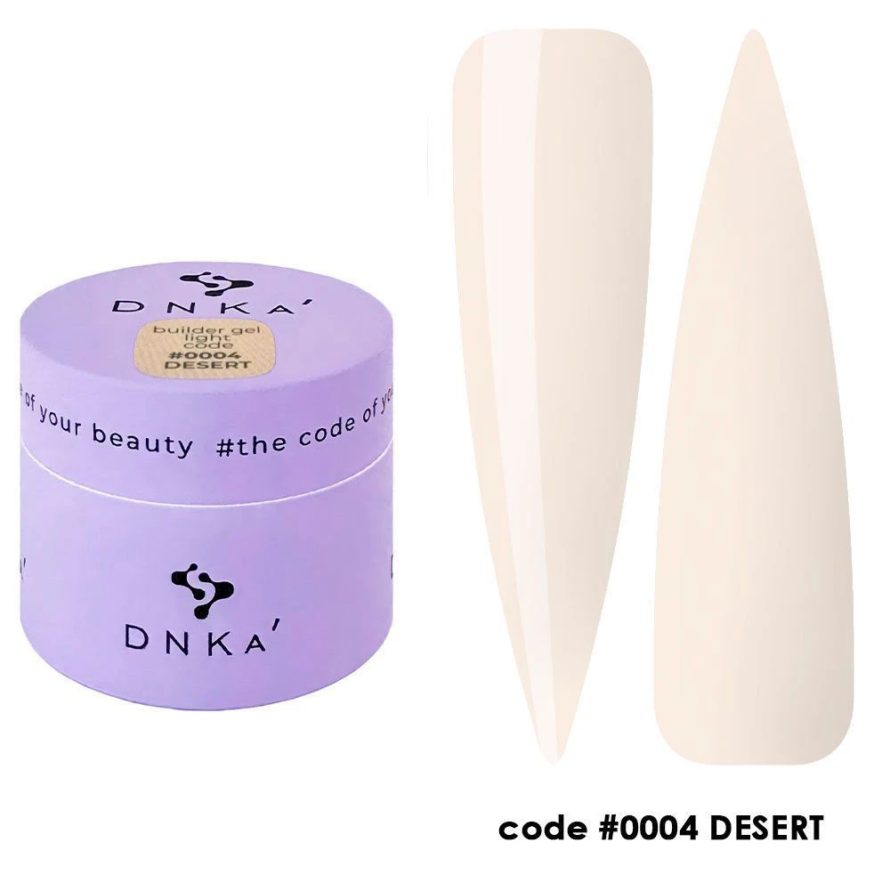 Гель DNKa Builder gel Light №004 Desert, 15 мл