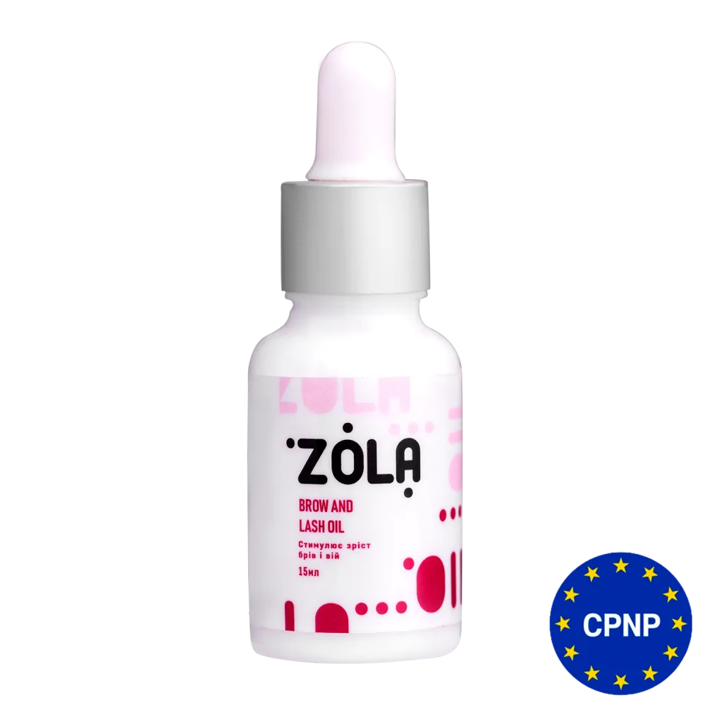 Масло ZOLA для бровей и ресниц, 15 мл