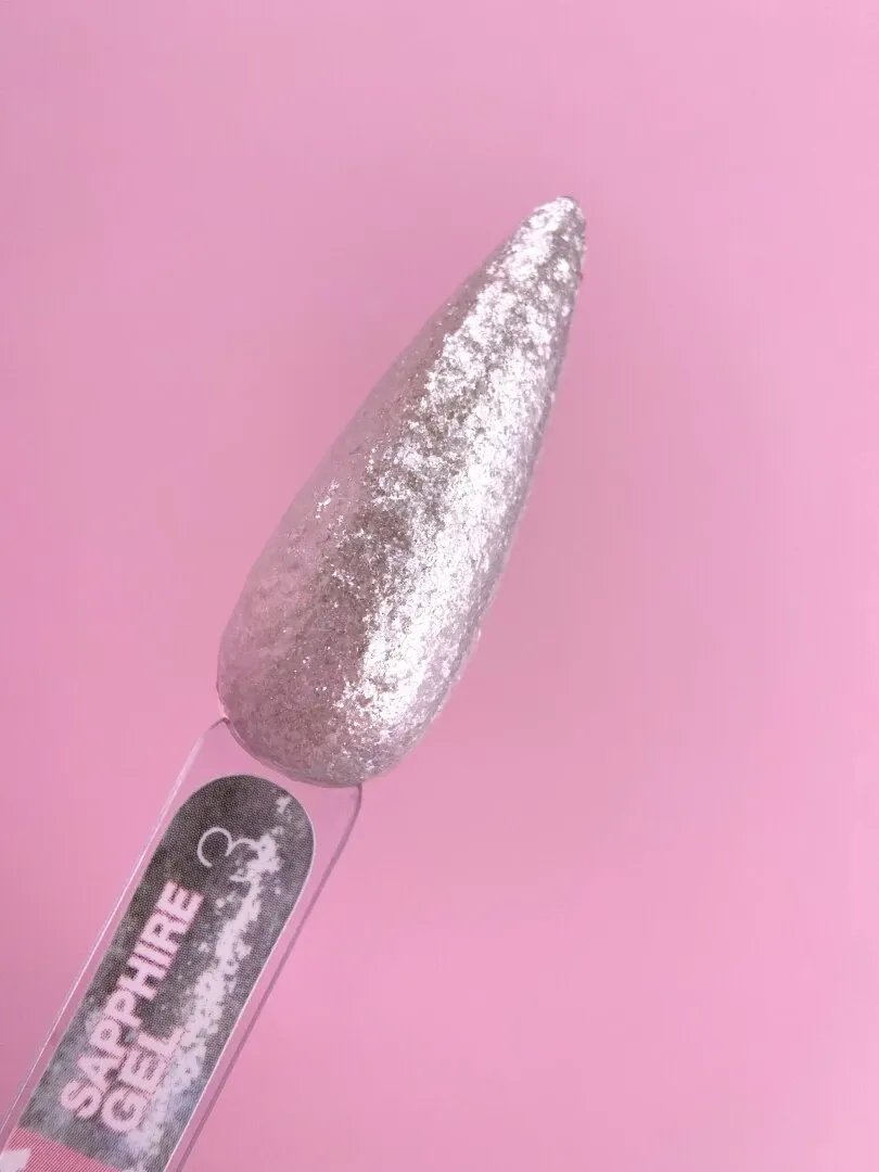 Блестки для ногтей LUNA Sapphire Gel №3, 5 мл