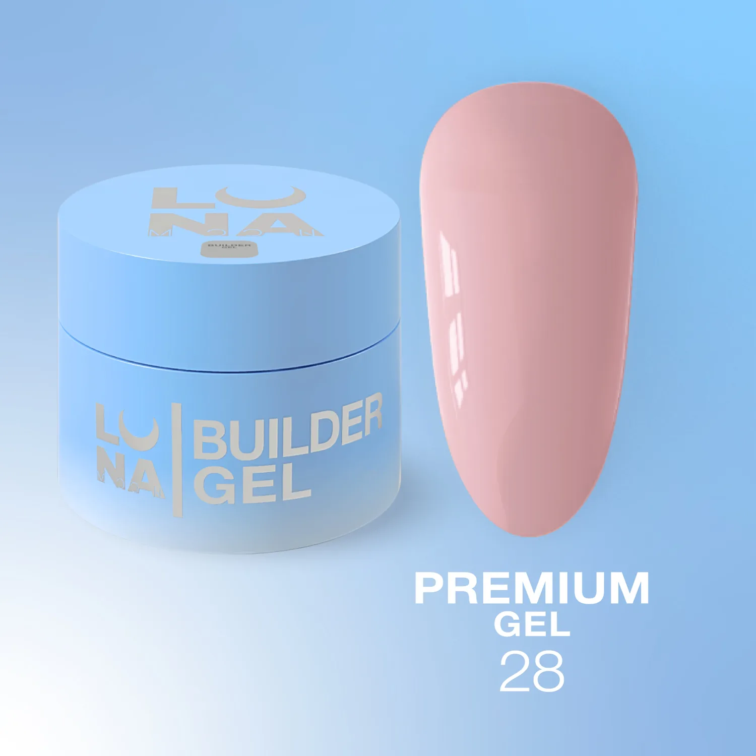 Камуфлирующий гель LUNA Premium gel 28, 15 мл