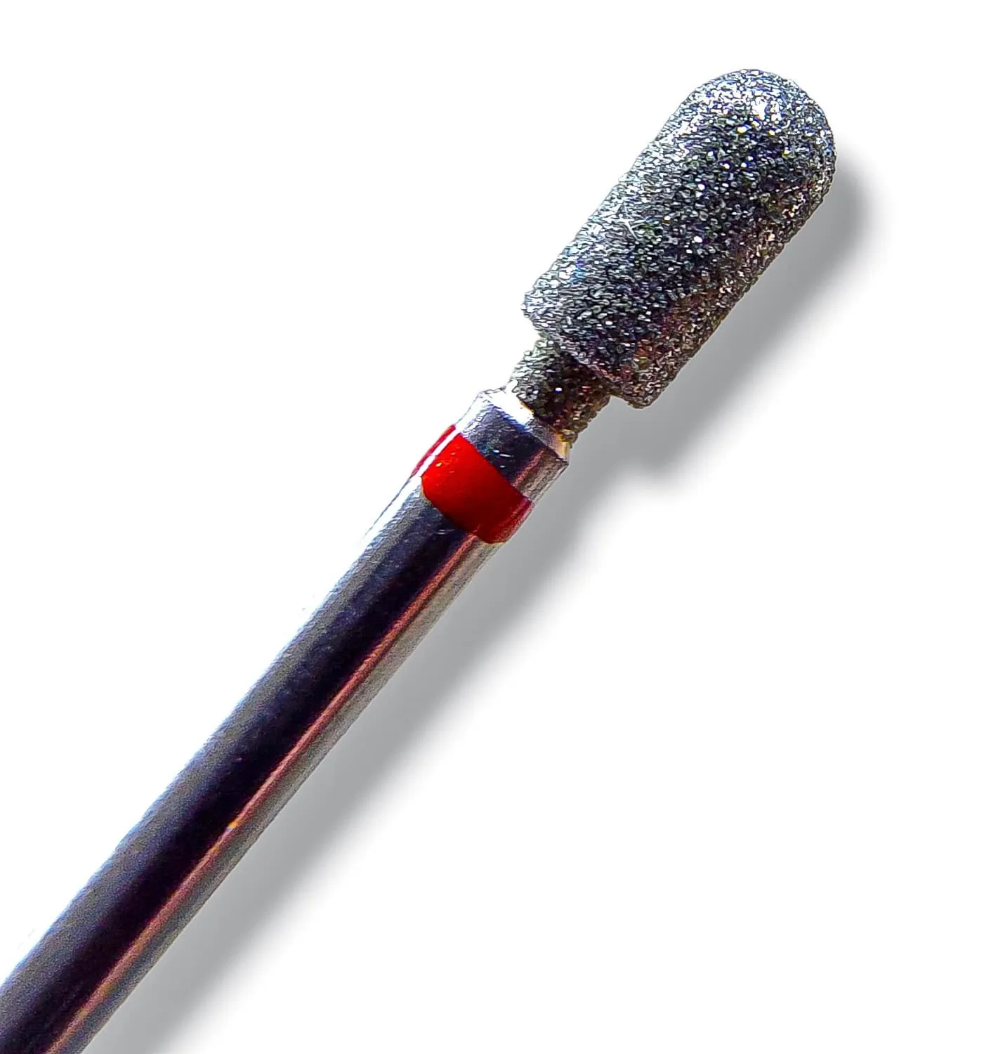 Фреза алмазная STRONG NAIL BITS цилиндр закругленный красная 0,35 см