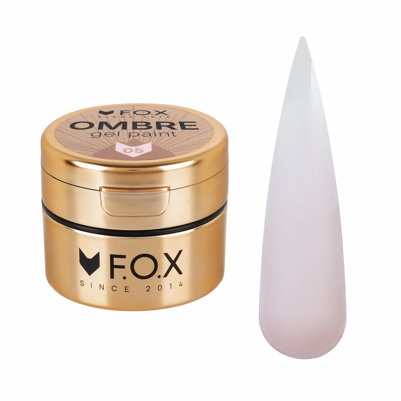 Гель-фарба для омбре F.O.X Ombre Gel Paint №005, 5 мл