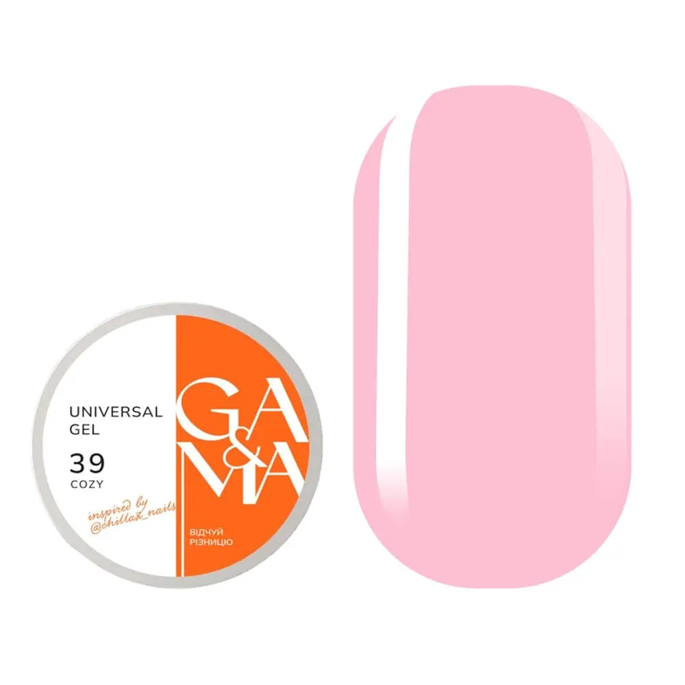 Жидкий гель GÉMELY ex GA&MA Universal gel №39 Cozy, 15 мл