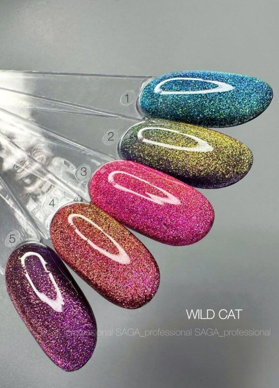 Гель-лак Saga Professional Wild Cat  №2, 9 мл