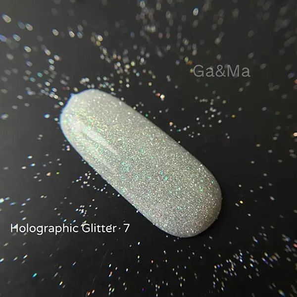 Гель-лак GÉMELY ex GA&MA Holographic Glitter №7, 10 мл