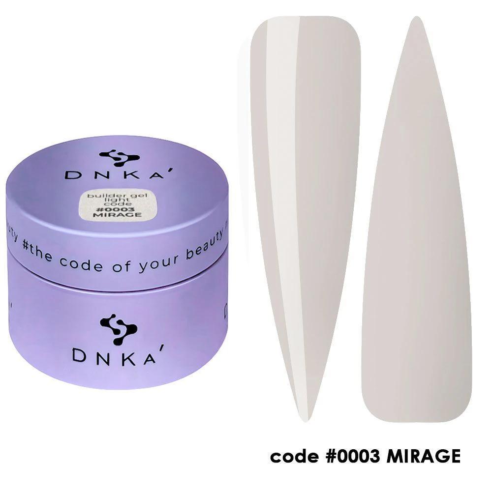 Гель DNKa Builder gel Light №003 Mirage, 30 мл