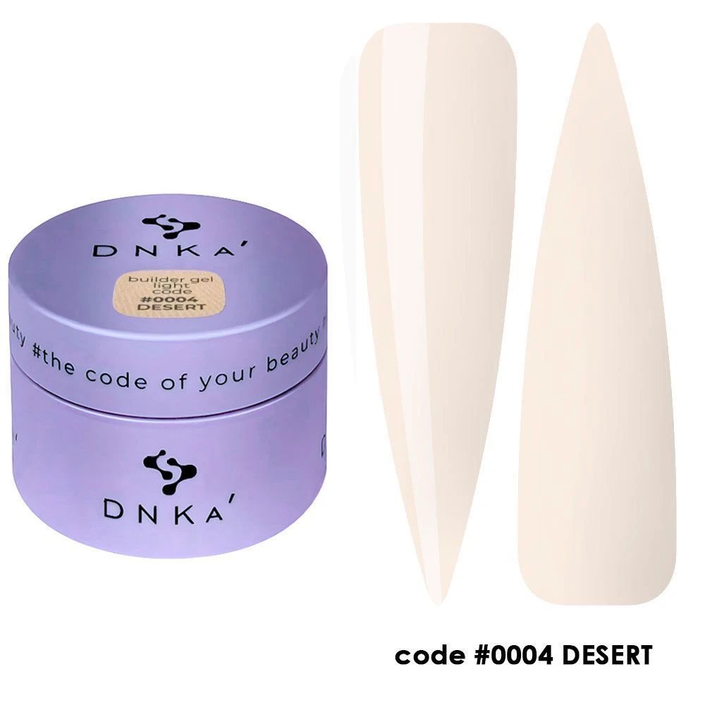 Гель DNKa Builder gel Light №004 Desert, 30 мл