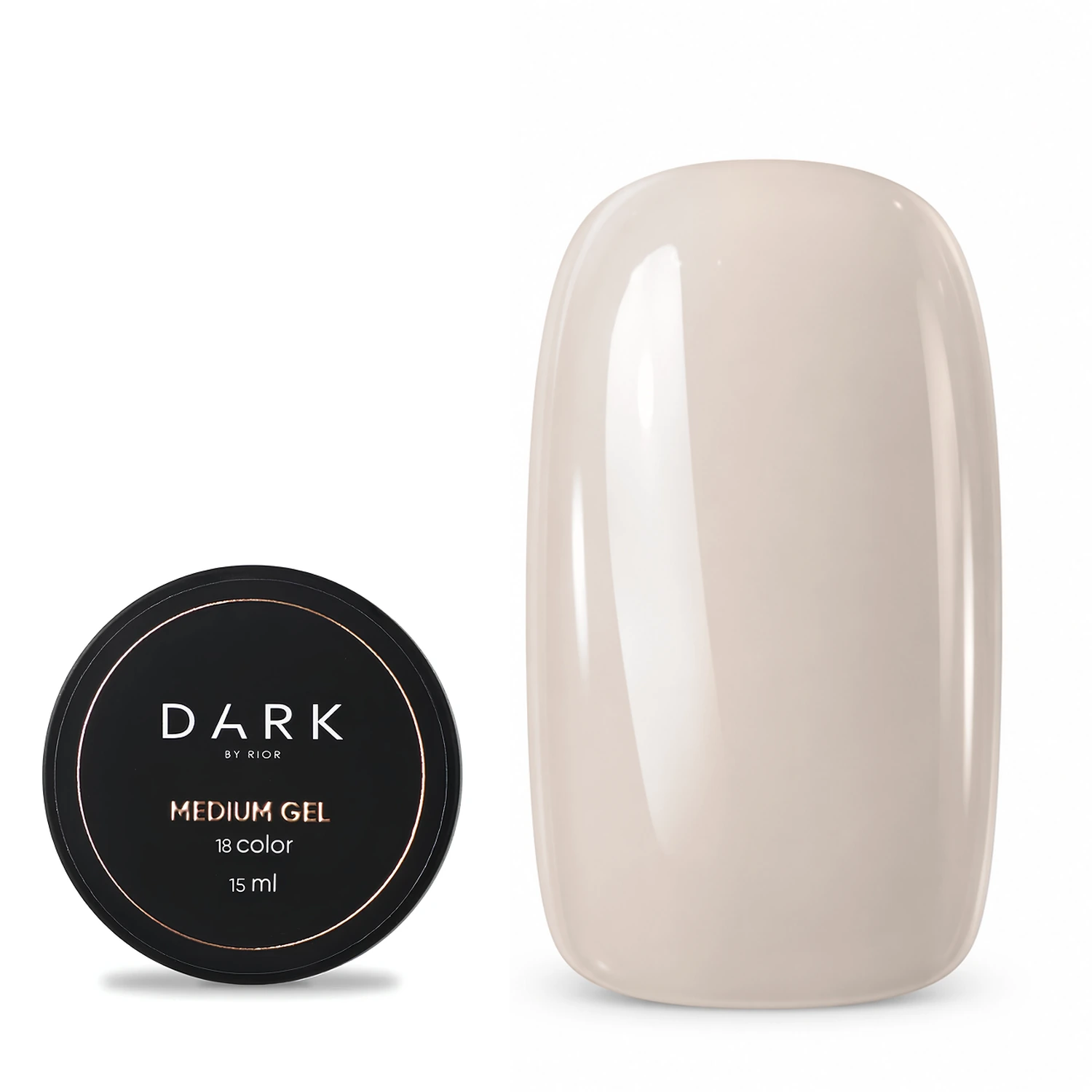 DARK Medium Gel №18, 15 мл, без пензля