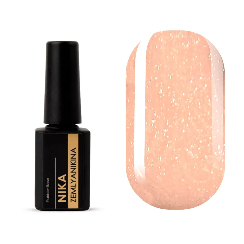 Каучуковая база Nika Zemlyanikina Rubber base Shine Smile, 15 мл