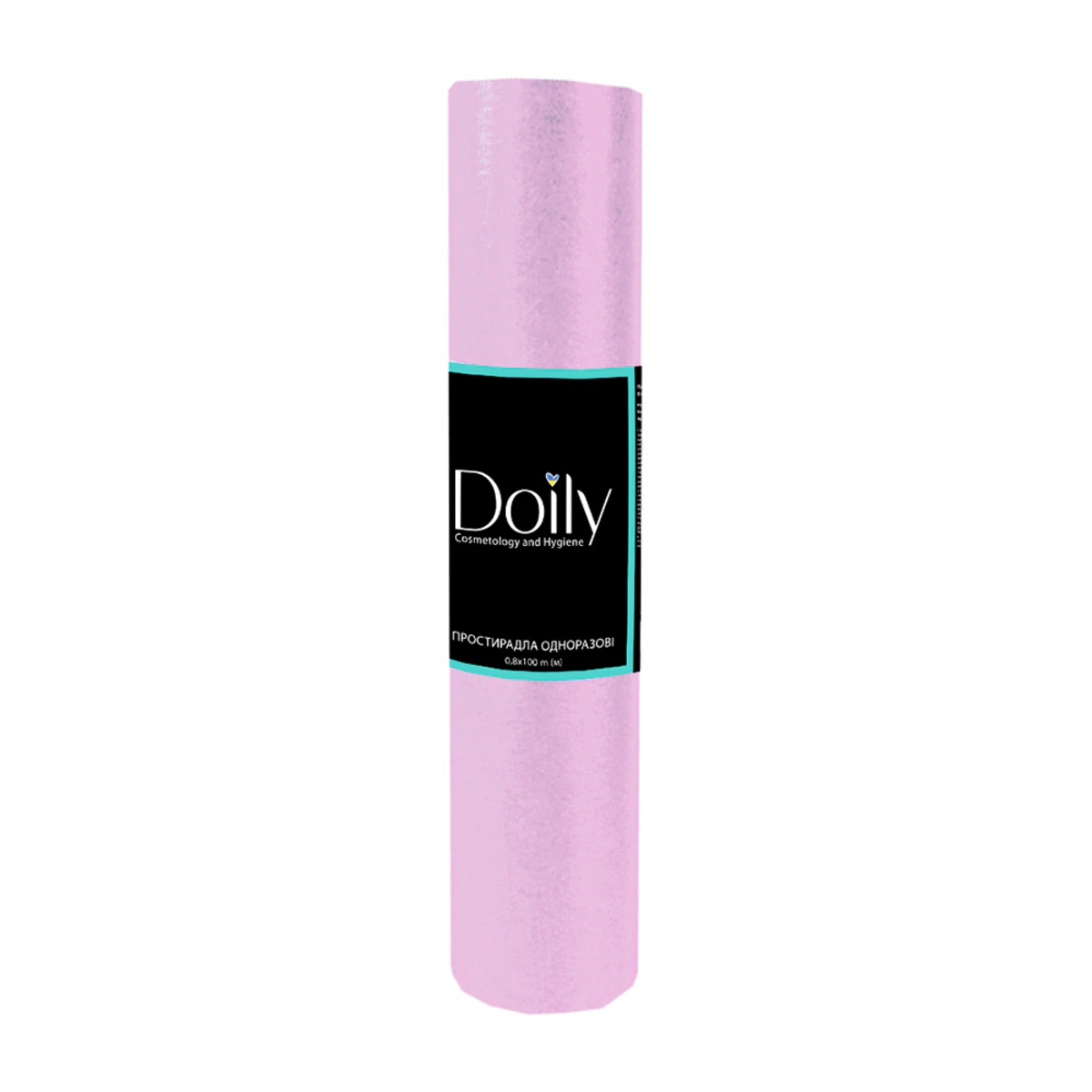 Простирадло одноразове Doily рожева, шир. 0,8\100 м