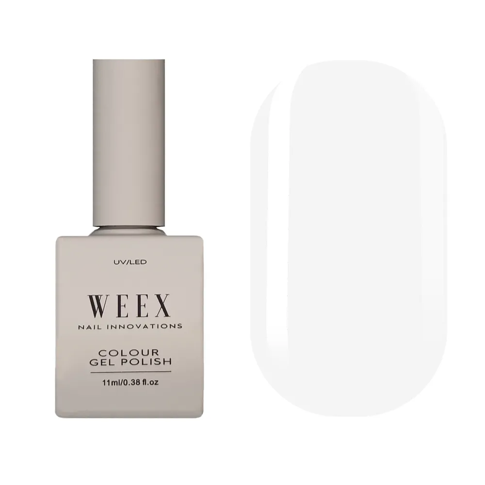 Гель-лак WEEX №511 (белый, эмаль), 11 мл