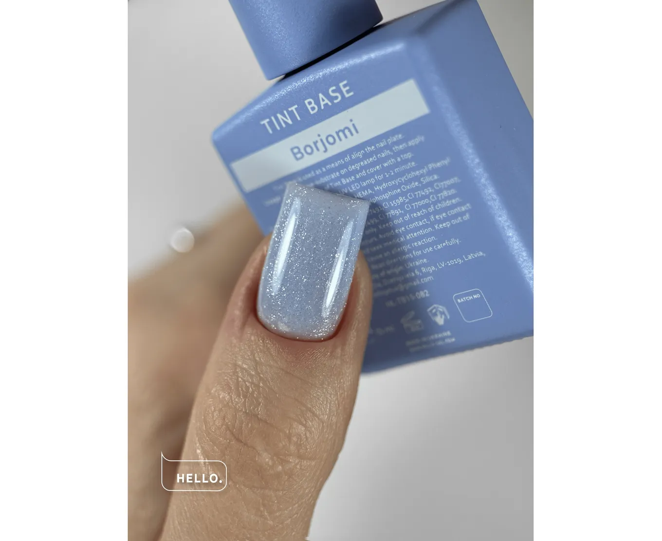 Оттеночная база HELLO TINT BASE BORJOMI, 15 мл