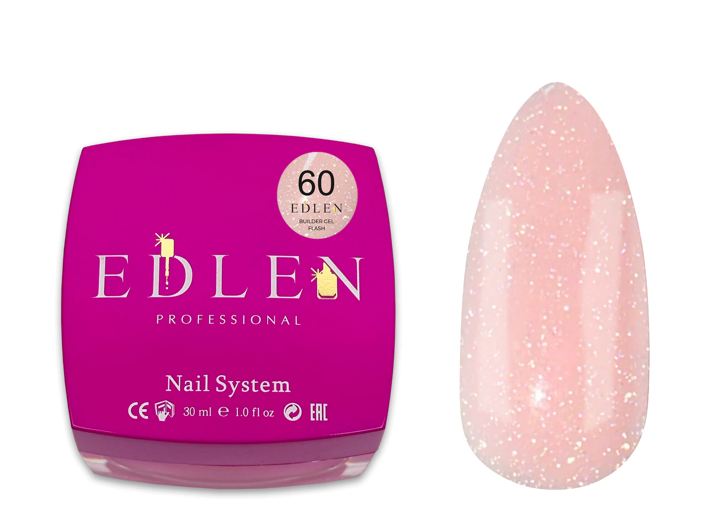 Edlen Builder Gel Flash №60, 30 мл