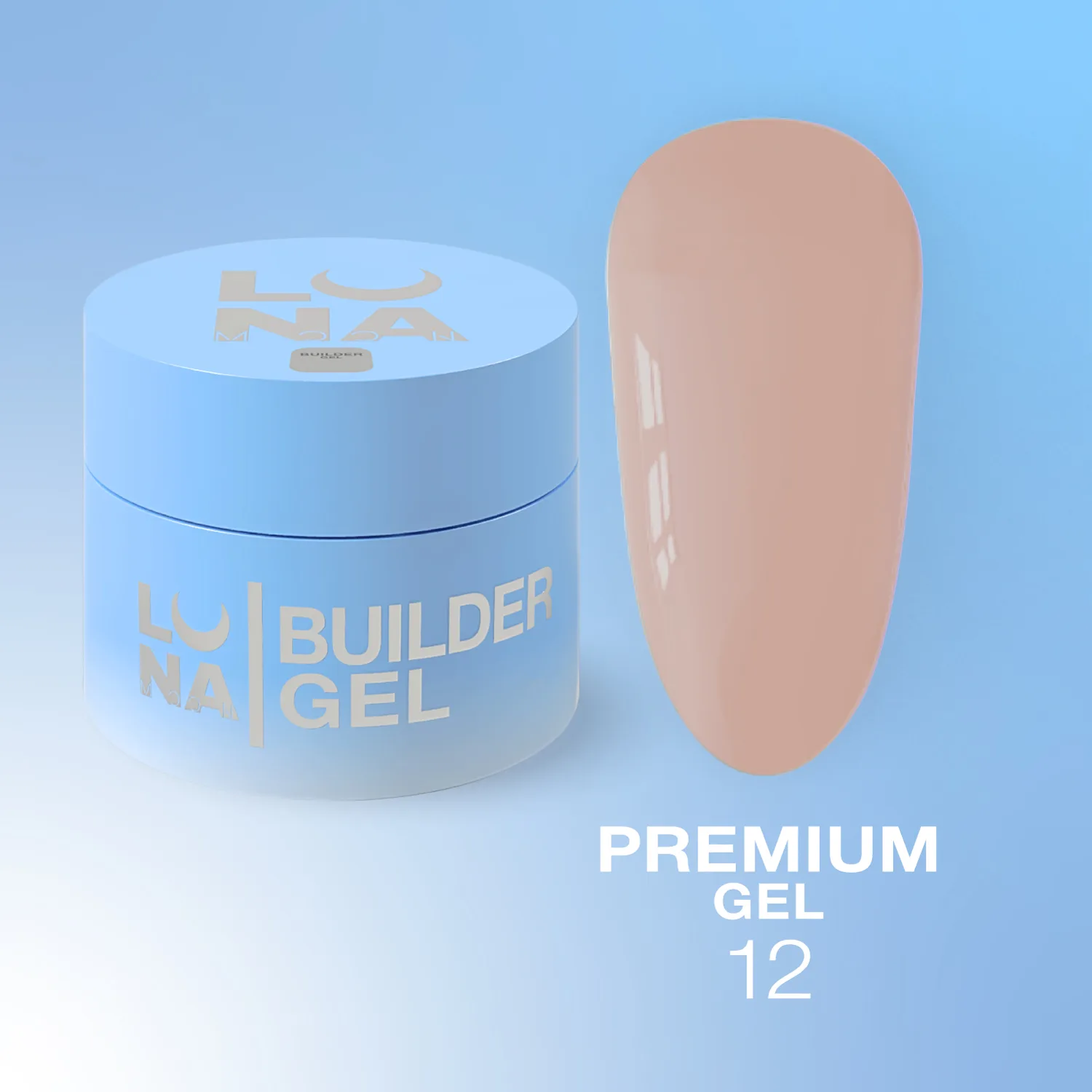 Камуфлюючий гель LUNA Premium gel 12, 15 мл