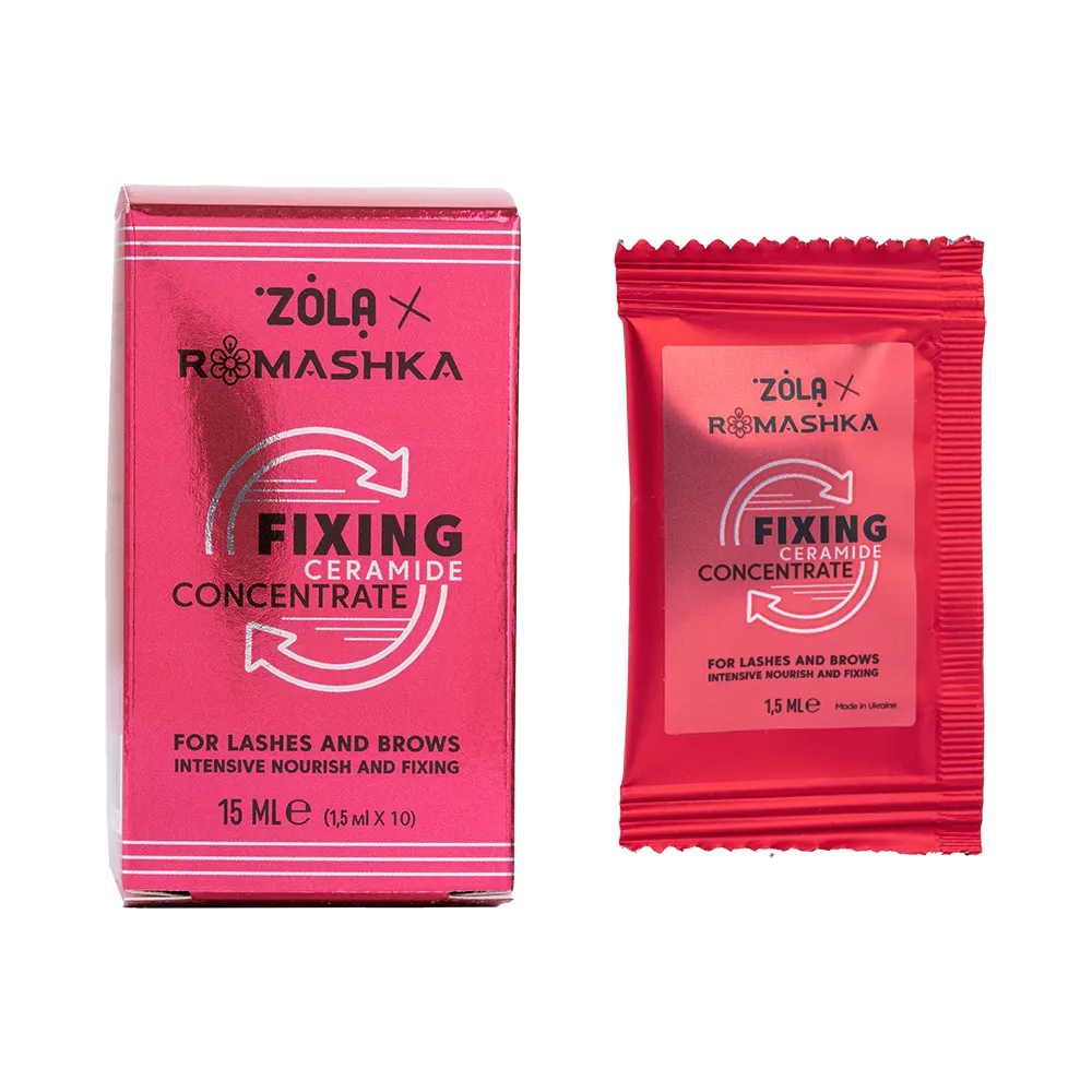ZOLA x Romashka, Фіксуючий концентрат у саше Fixing Ceramide Concentrate, 10 шт по 1,5 мл