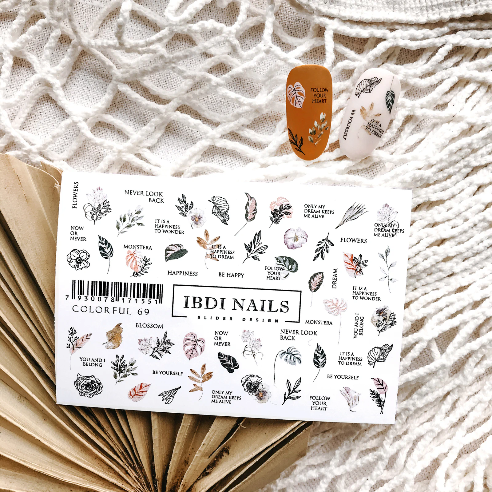 Слайдер-дизайн IBDI NAILS COLORFUL №069