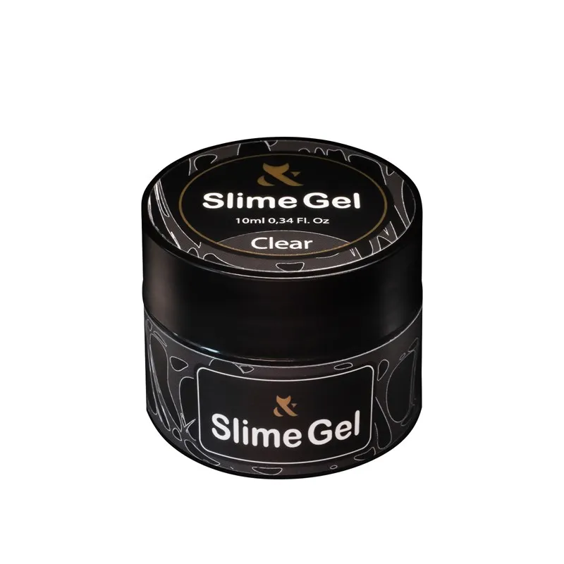 Гель-жуйка для дизайну нігтів F.O.X. Slime Gel Clear, 12 мл