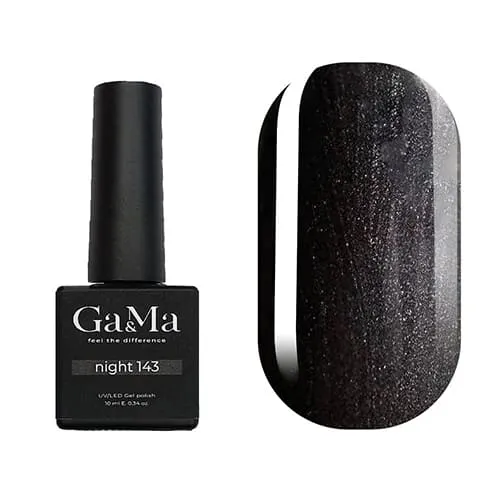 Гель-лак GÉMELY ex GA&MA №143, Day&Night, night, 10 мл