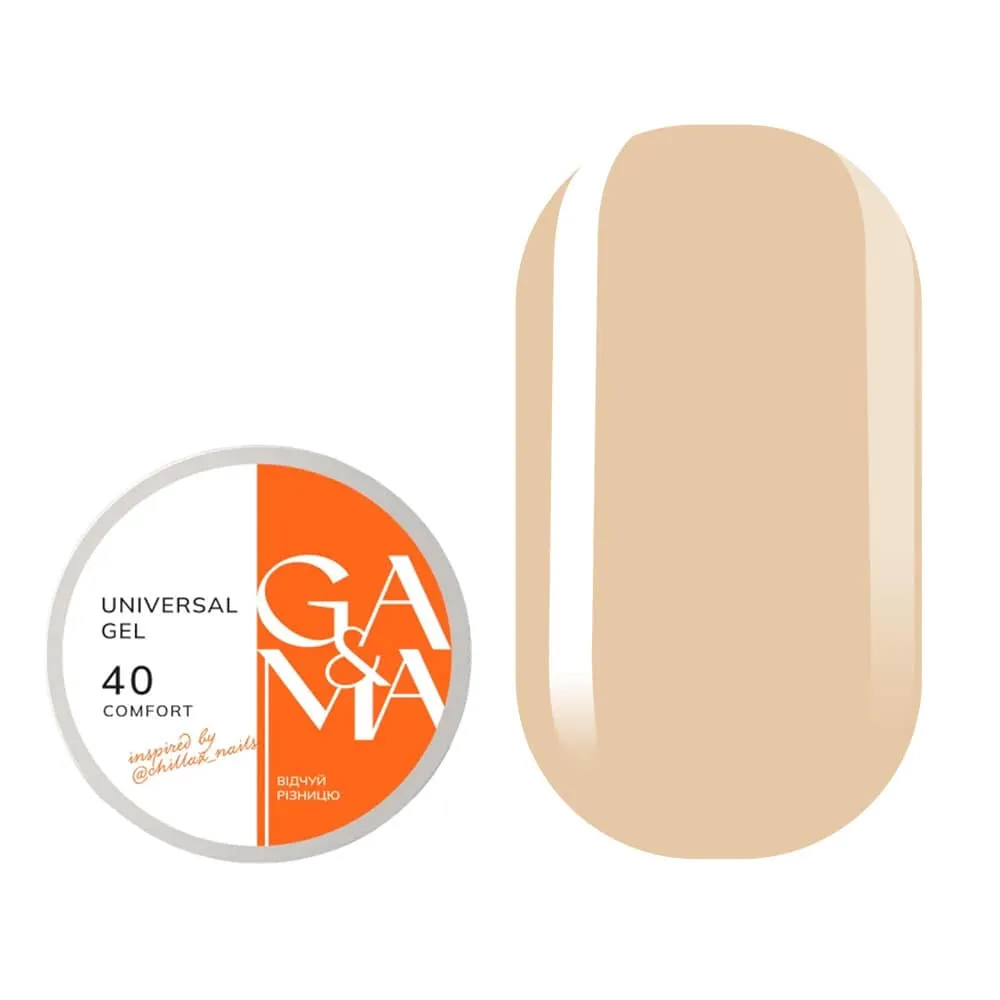 Рідкий гель GÉMELY ex GA&MA Universal gel №40 Comfort, 30 мл