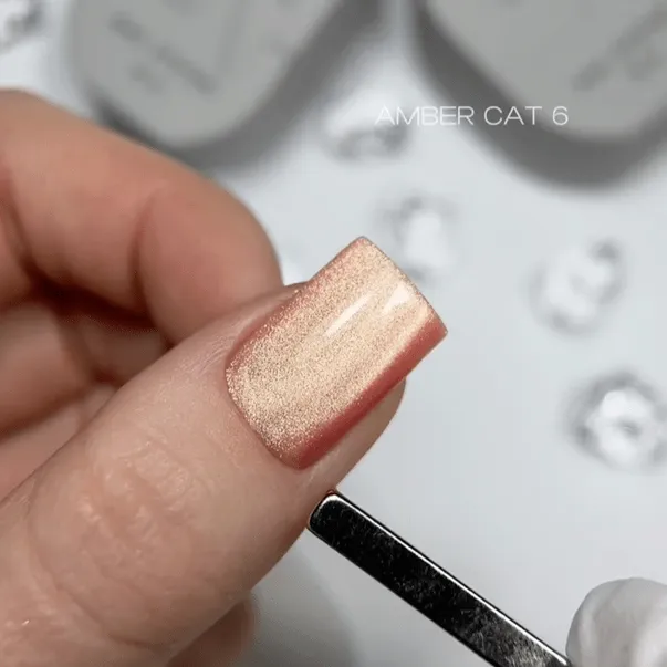 Гель-лак Saga Professional Amber Cat №6, 10 мл