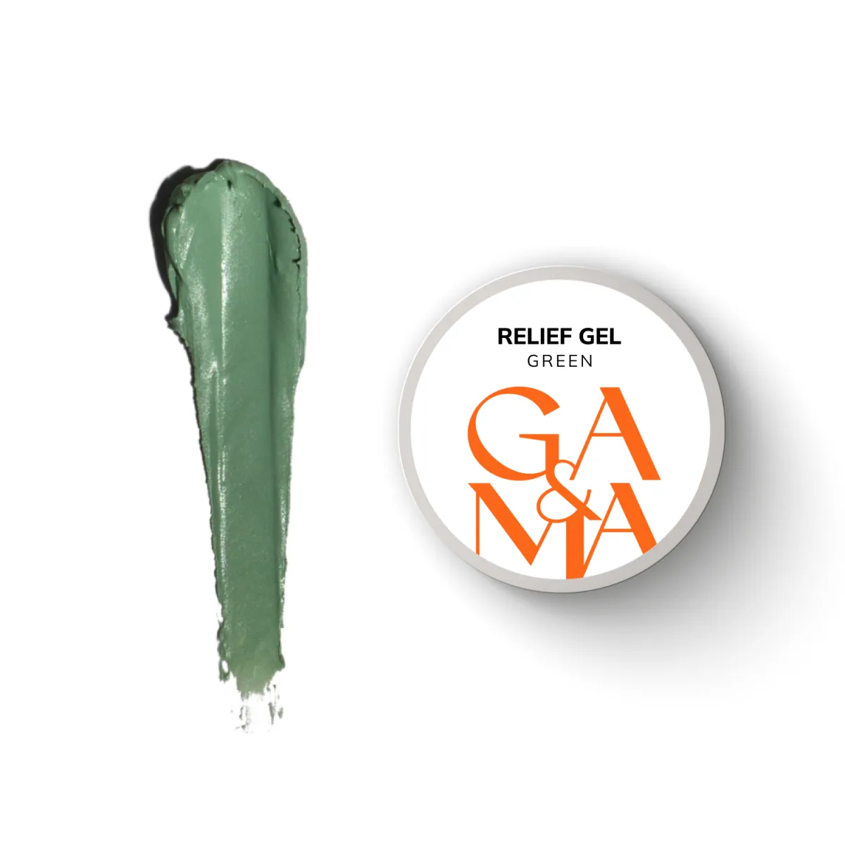 Рельеф гель GÉMELY ex GA&MA Relief Gel, Green, 5 г