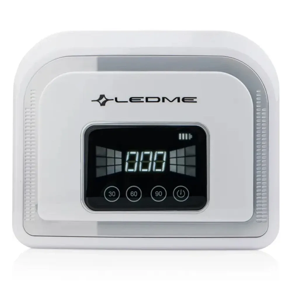 Лампа для маникюра LEDME 5B SILVER 120W, с аккумулятором