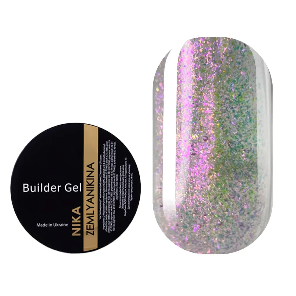 Гель для нарощування Nika Zemlyanikina Builder gel Festival №02, 15 мл