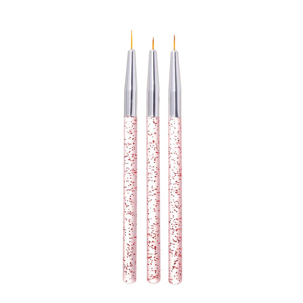 Набор кистей лайнер LillyBeauty, 3 шт