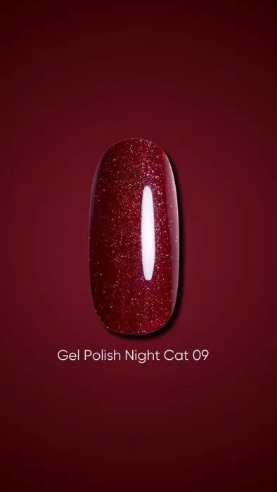 Гель-лак DARK Night Cat 09, 6 мл