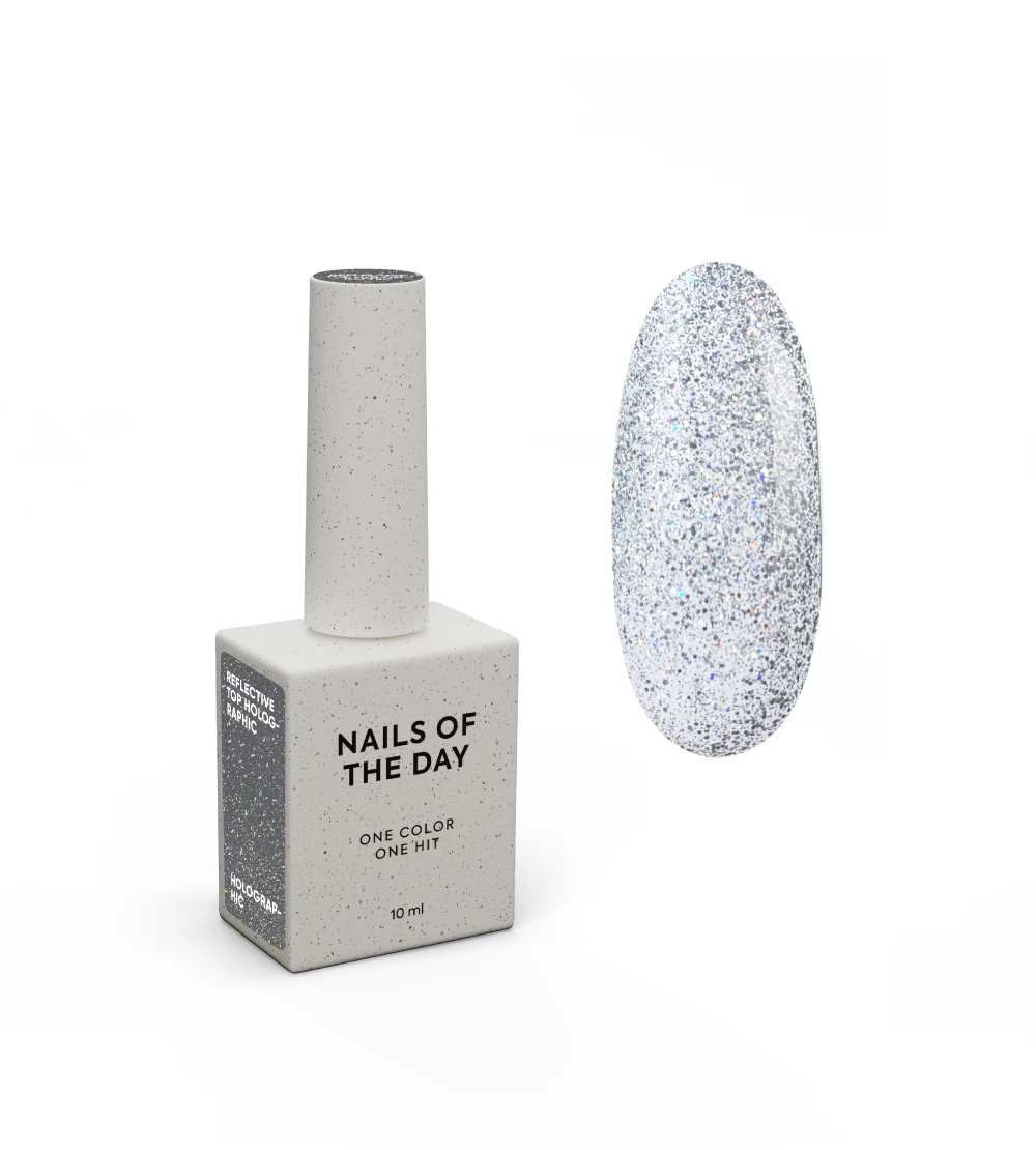Top NAILSOFTHENIGHT світловідбиваючий Reflective Holographic, 10 мл