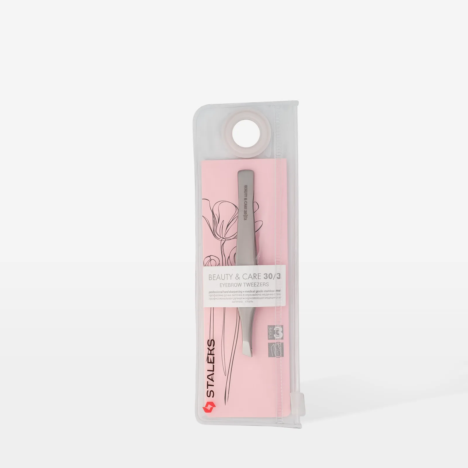 Пінцет для брів Staleks Beauty & Care 30 TYPE 3, (TBC-30/3)