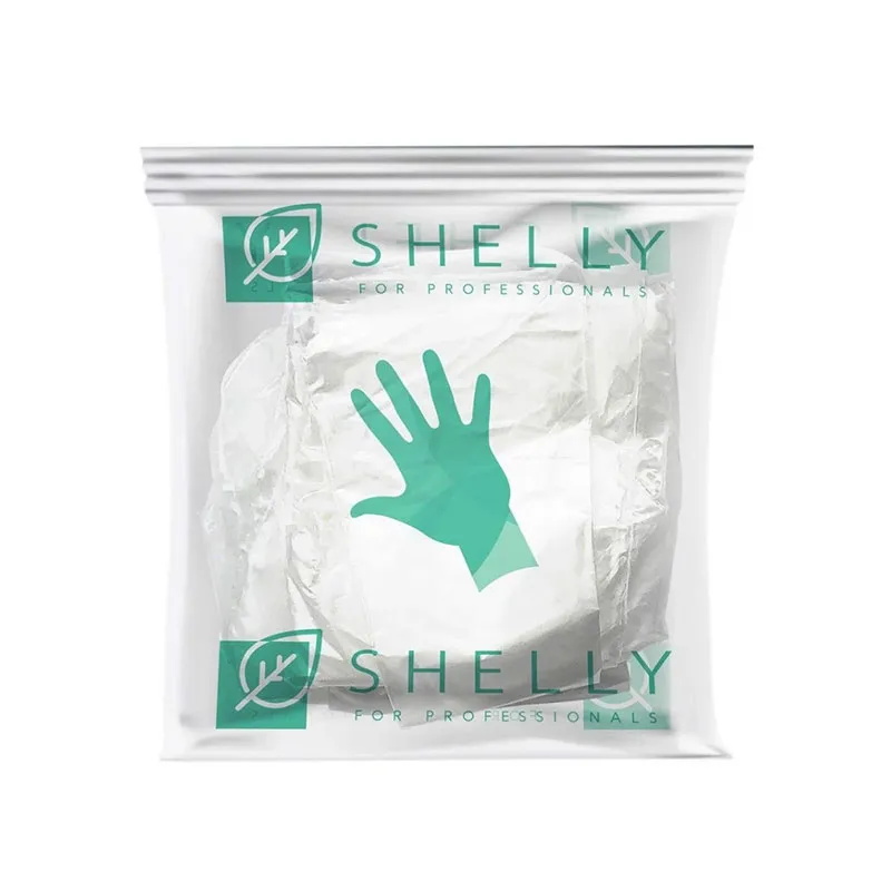 Набор перчаток одноразовых для маникюра Shelly с кератином, коллагеном, экстрактом лотоса, 25 шт.