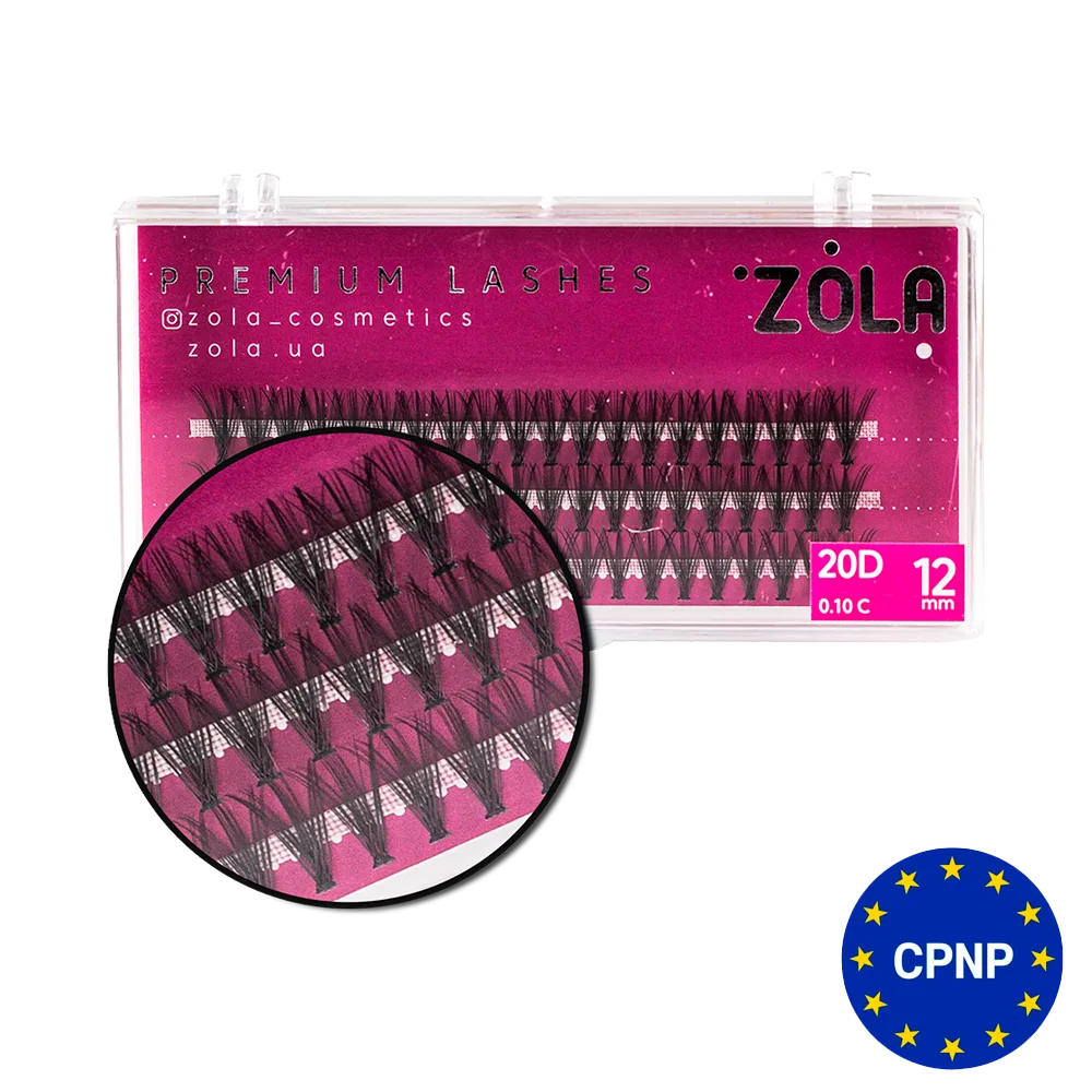 Ресницы-пучки ZOLA 20D (12mm)