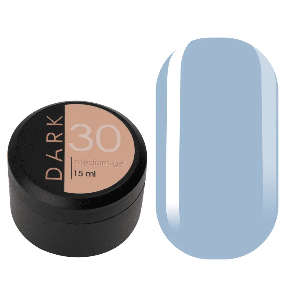 DARK Medium Gel №30, 15 мл, без пензлика