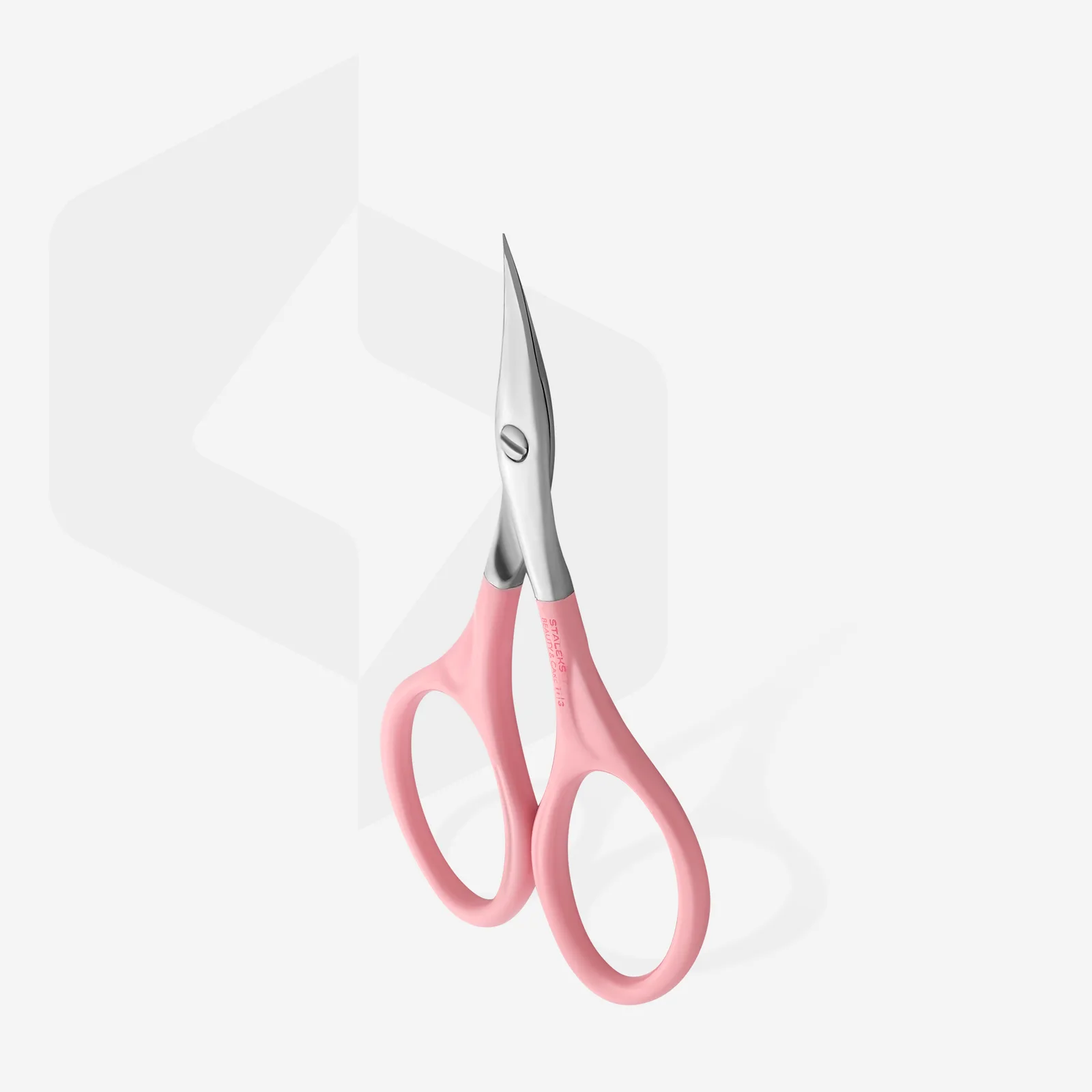 Ножиці універсальні Staleks BEAUTY&CARE 11 Type 3, 21 мм (SBC-11/3) рожеві
