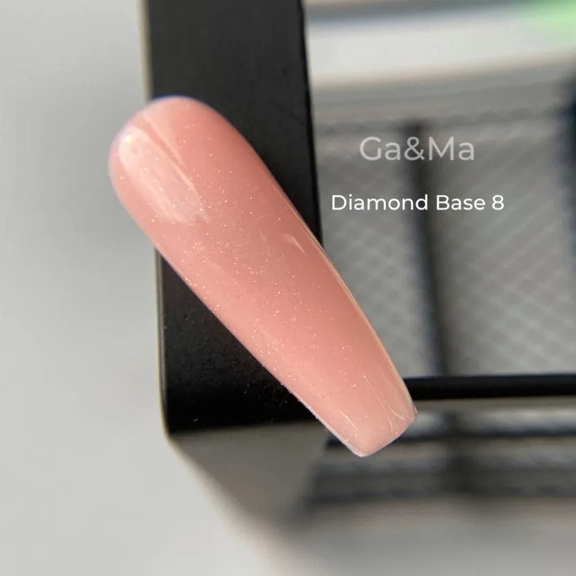 База GÉMELY ex GA&MA Diamond №8 з шимером, 15 мл