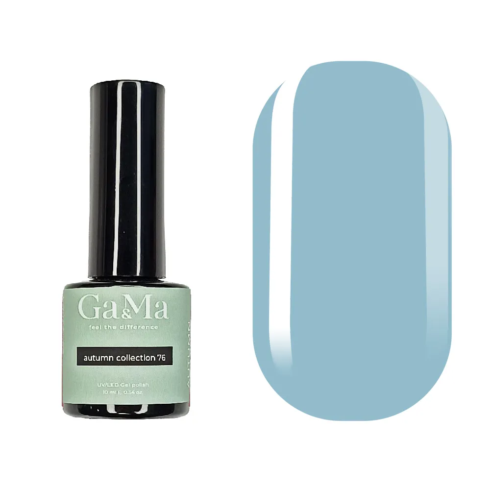 Гель-лак GÉMELY ex GA&MA №076, Autumn collection Liquid pastel, 10 мл