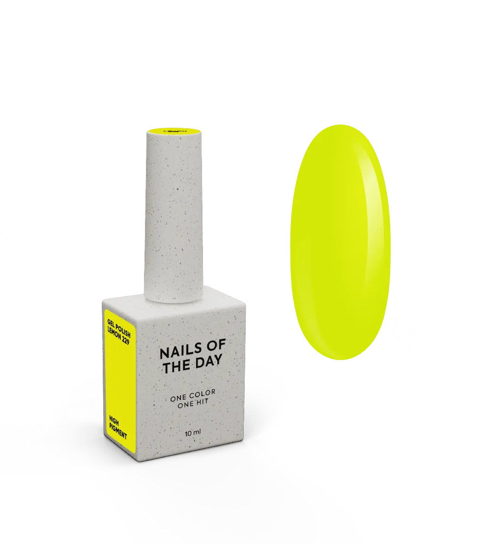 Гель-лак NAILSOFTHEDAY Let's special lemon - 229, 10 мл