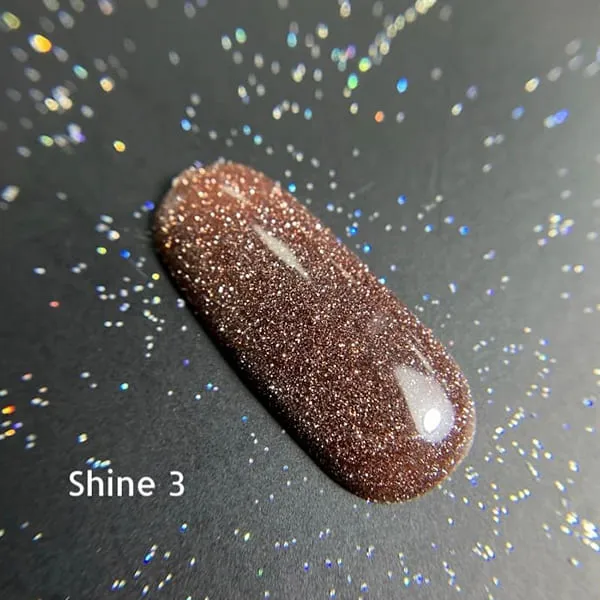 Гель-лак GÉMELY ex GA&MA Shine №3 светоотражающий, 10 мл