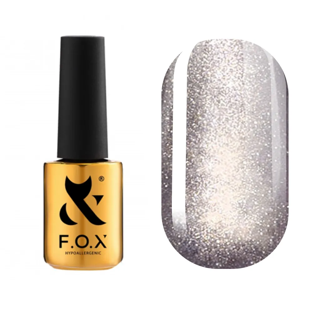 F.O.X base Cat Eye №003 (бежево-ліловий), 7 мл