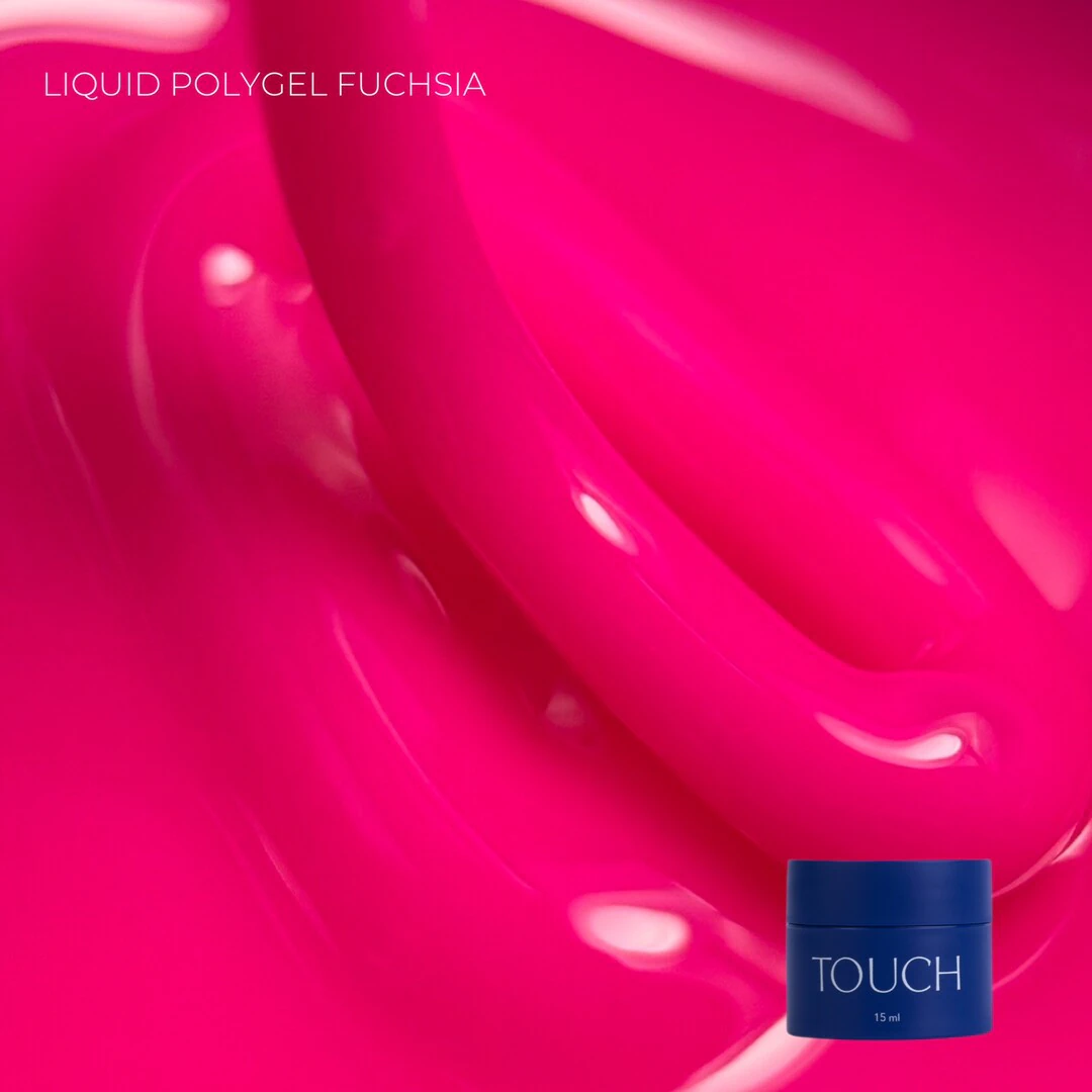 Полігель Touch Neon liquid polygel Fuchsia, 15 мл