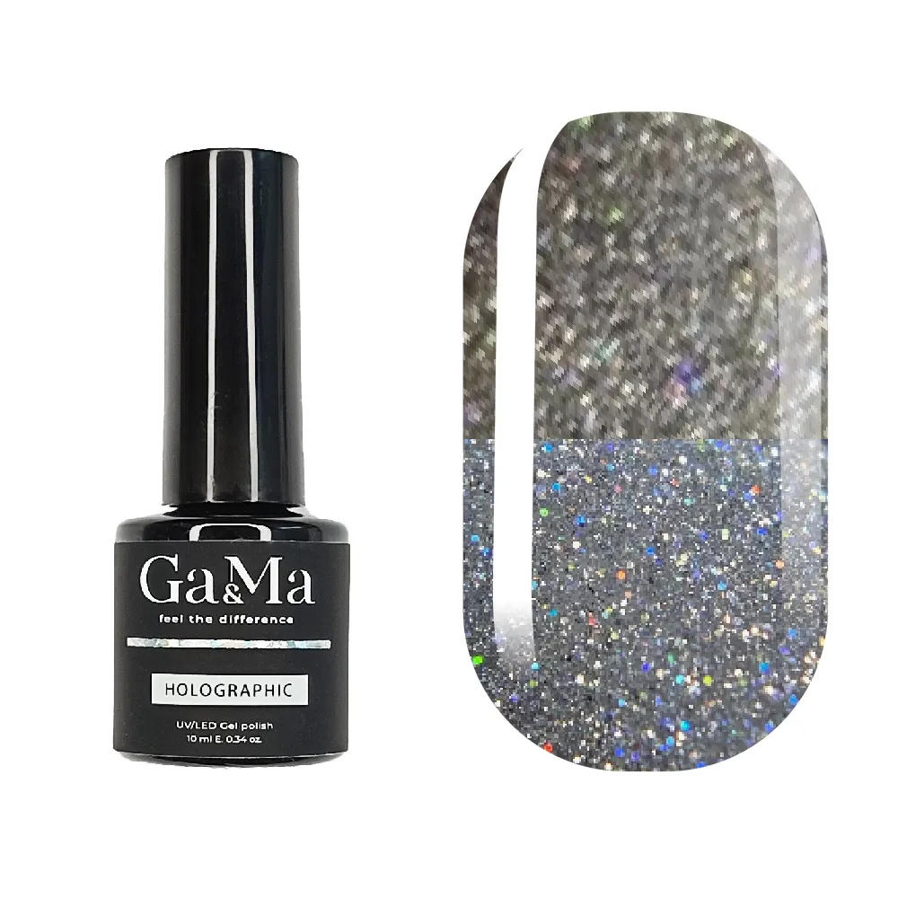 Гель-лак GÉMELY ex GA&MA Holographic №8, 10 мл