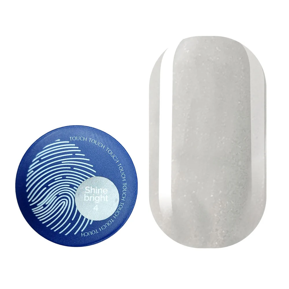 Touch Builder Gel Shine Bright №4, 15 мл (без кисточки)
