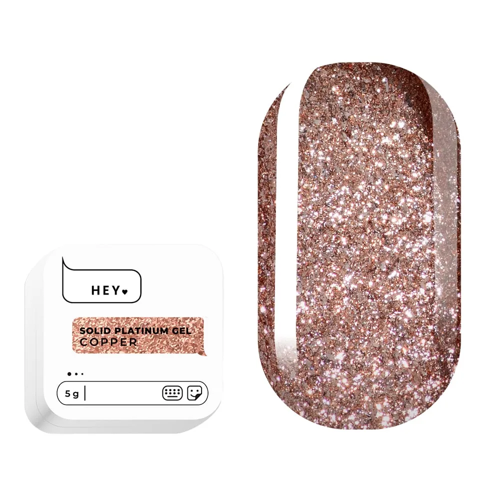 Гель-фарба HEYLOVE Solid platinum gel Copper, 5 г